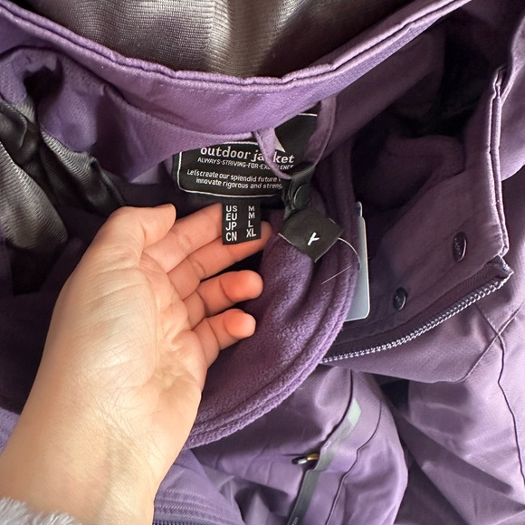 Outdoor Sport Women’s Winter Coat-Purple - Picture 5 of 8